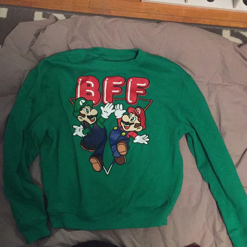 Super mario bros sweatshirt